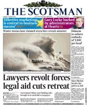 The Scotsman (UK) Newspaper Front Page for 7 January 2014