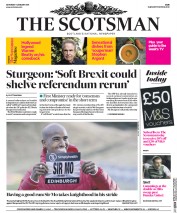 The Scotsman (UK) Newspaper Front Page for 7 January 2017
