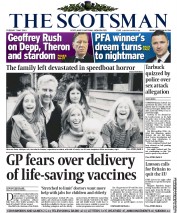 The Scotsman Newspaper Front Page (UK) for 7 May 2013