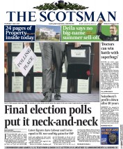 The Scotsman Newspaper Front Page (UK) for 7 May 2015