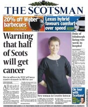 The Scotsman (UK) Newspaper Front Page for 7 June 2013