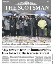 The Scotsman (UK) Newspaper Front Page for 7 June 2017