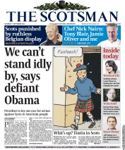 The Scotsman (UK) Newspaper Front Page for 7 September 2013