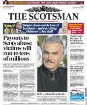 The Scotsman (UK) Newspaper Front Page for 7 September 2018