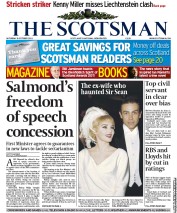 The Scotsman (UK) Newspaper Front Page for 8 October 2011