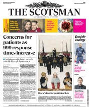 The Scotsman (UK) Newspaper Front Page for 8 October 2016