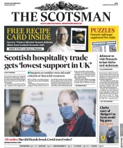 The Scotsman (UK) Newspaper Front Page for 8 December 2020