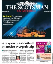 The Scotsman (UK) Newspaper Front Page for 8 August 2020