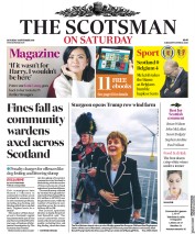The Scotsman (UK) Newspaper Front Page for 8 September 2018