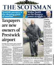 The Scotsman (UK) Newspaper Front Page for 9 October 2013