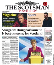 The Scotsman (UK) Newspaper Front Page for 9 November 2019