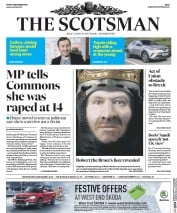 The Scotsman (UK) Newspaper Front Page for 9 December 2016