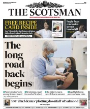 The Scotsman (UK) Newspaper Front Page for 9 December 2020