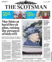 The Scotsman (UK) Newspaper Front Page for 9 January 2017