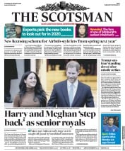 The Scotsman (UK) Newspaper Front Page for 9 January 2020