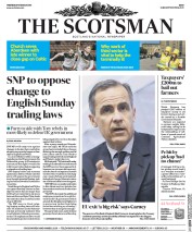 The Scotsman (UK) Newspaper Front Page for 9 March 2016