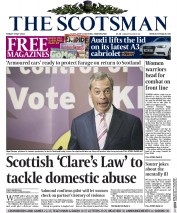 The Scotsman (UK) Newspaper Front Page for 9 May 2014