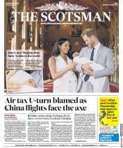 The Scotsman (UK) Newspaper Front Page for 9 May 2019