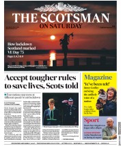 The Scotsman (UK) Newspaper Front Page for 9 May 2020