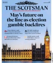 The Scotsman (UK) Newspaper Front Page for 9 June 2017