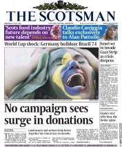 The Scotsman (UK) Newspaper Front Page for 9 July 2014