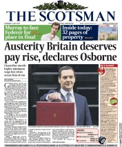 The Scotsman Newspaper Front Page (UK) for 9 July 2015