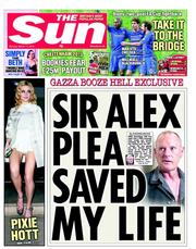 The Sun (UK) Newspaper Front Page for 11 March 2013