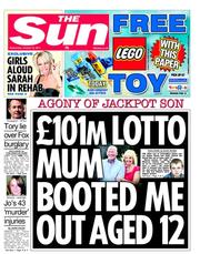 The Sun (UK) Newspaper Front Page for 12 October 2011