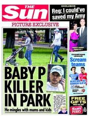 The Sun (UK) Newspaper Front Page for 14 September 2011