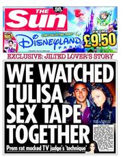 The Sun (UK) Newspaper Front Page for 17 November 2012