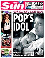 The Sun (UK) Newspaper Front Page for 17 February 2014