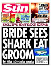 The Sun (UK) Newspaper Front Page for 17 August 2011