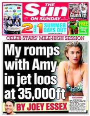 The Sun (UK) Newspaper Front Page for 18 May 2014