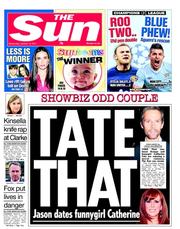 The Sun (UK) Newspaper Front Page for 19 October 2011