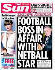 The Sun (UK) Newspaper Front Page for 1 March 2013