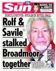 The Sun (UK) Newspaper Front Page for 1 July 2014