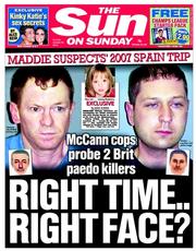 The Sun (UK) Newspaper Front Page for 20 October 2013