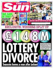 The Sun (UK) Newspaper Front Page for 20 November 2013