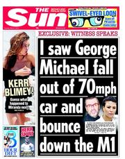 The Sun (UK) Newspaper Front Page for 21 May 2013