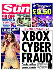 The Sun (UK) Newspaper Front Page for 22 November 2011