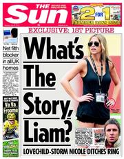 The Sun (UK) Newspaper Front Page for 22 July 2013