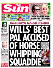 The Sun (UK) Newspaper Front Page for 22 September 2011