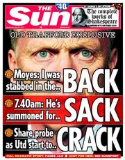 The Sun (UK) Newspaper Front Page for 23 April 2014