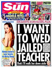 The Sun (UK) Newspaper Front Page for 23 June 2013