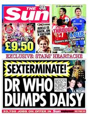The Sun (UK) Newspaper Front Page for 24 November 2011