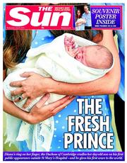 The Sun (UK) Newspaper Front Page for 24 July 2013