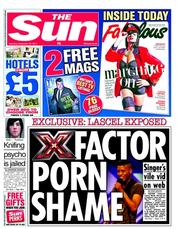 The Sun (UK) Newspaper Front Page for 24 September 2011