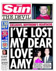 The Sun (UK) Newspaper Front Page for 26 July 2011