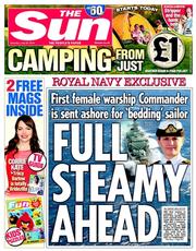 The Sun (UK) Newspaper Front Page for 26 July 2014