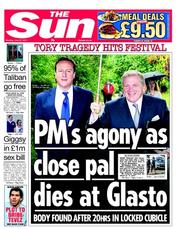 The Sun (UK) Newspaper Front Page for 28 June 2011